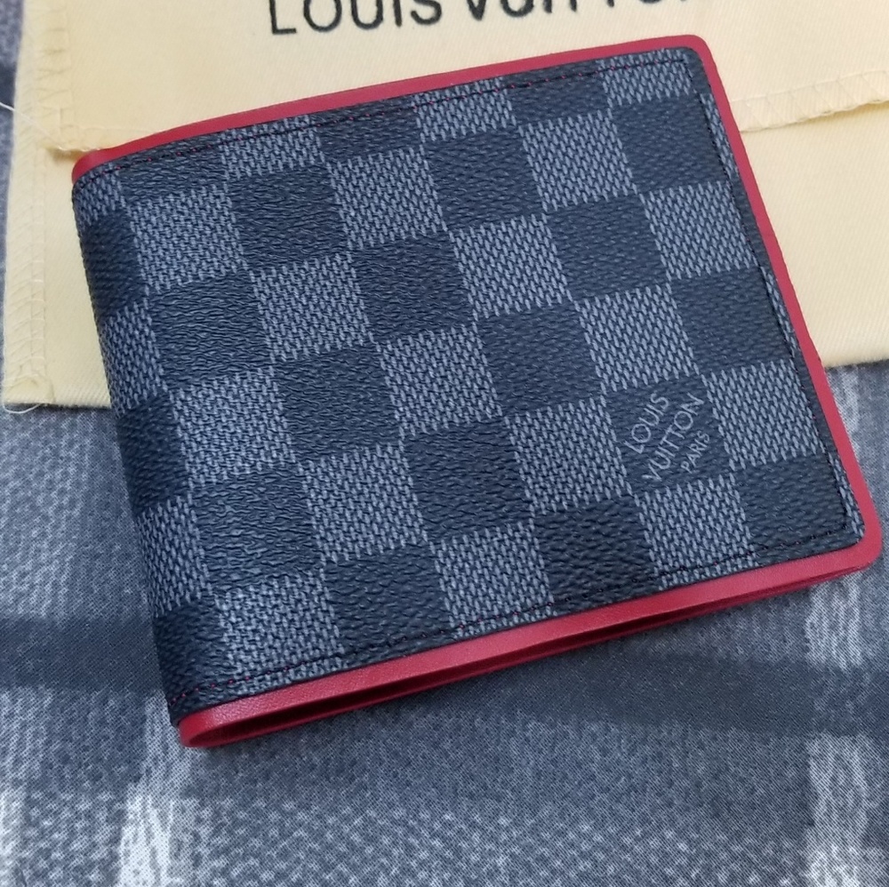 Louis Vuitton Graphite Damier 2Tone Bi-fold Wallet